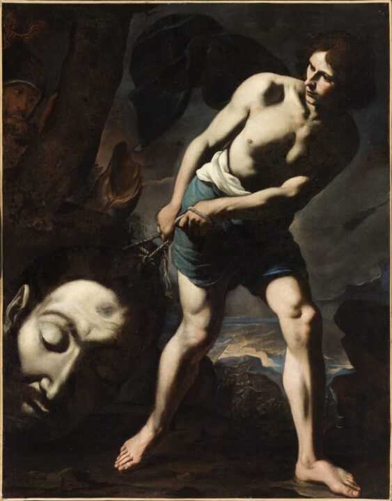David carrying Goliath's head