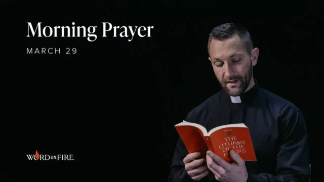 Morning Prayer March 29