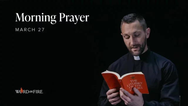 Morning Prayer March 27