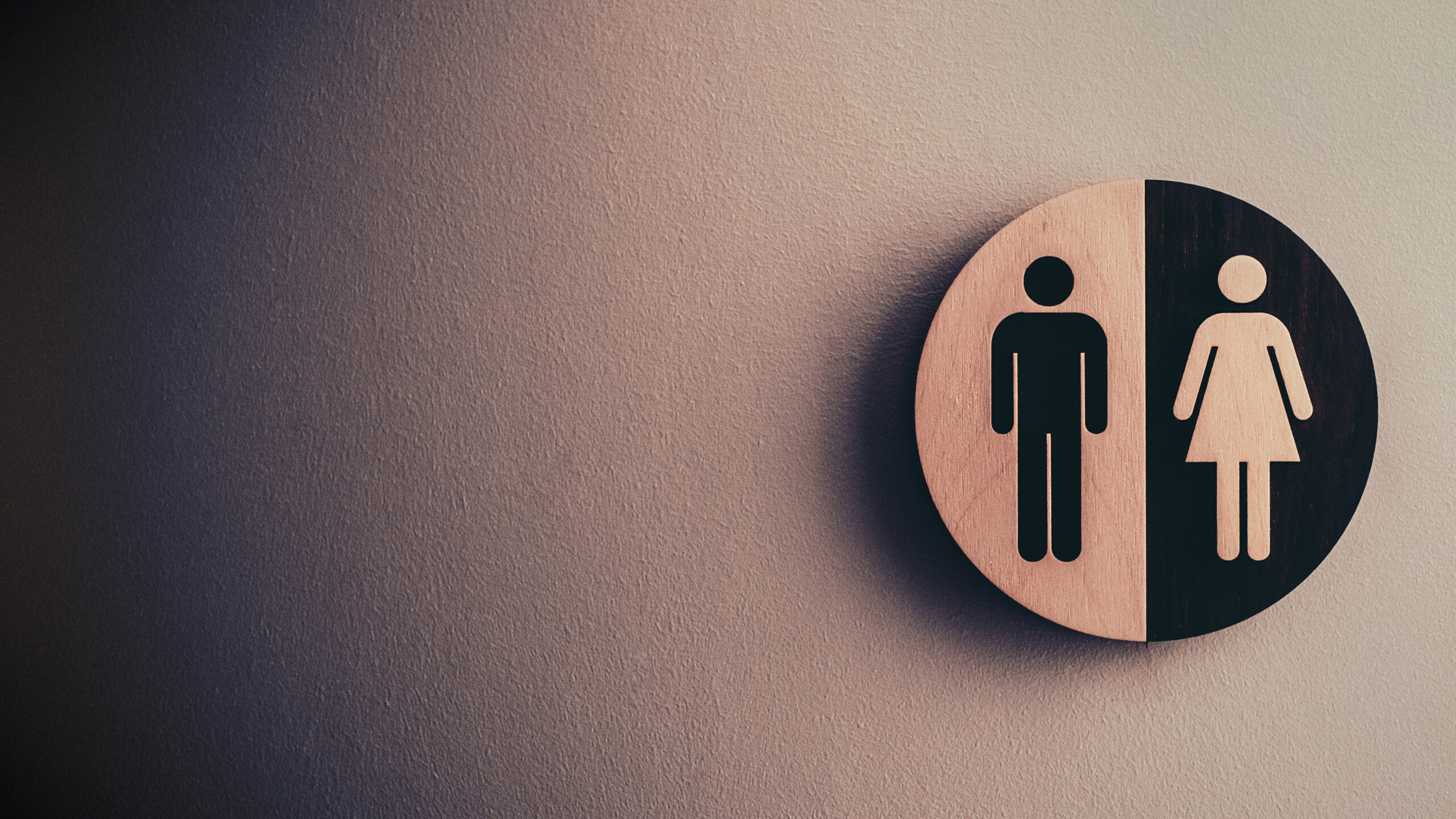 Man and Woman Bathroom Signs