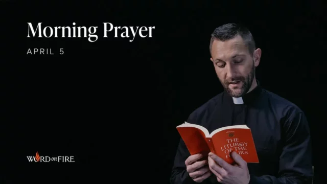 Morning Prayer April 5