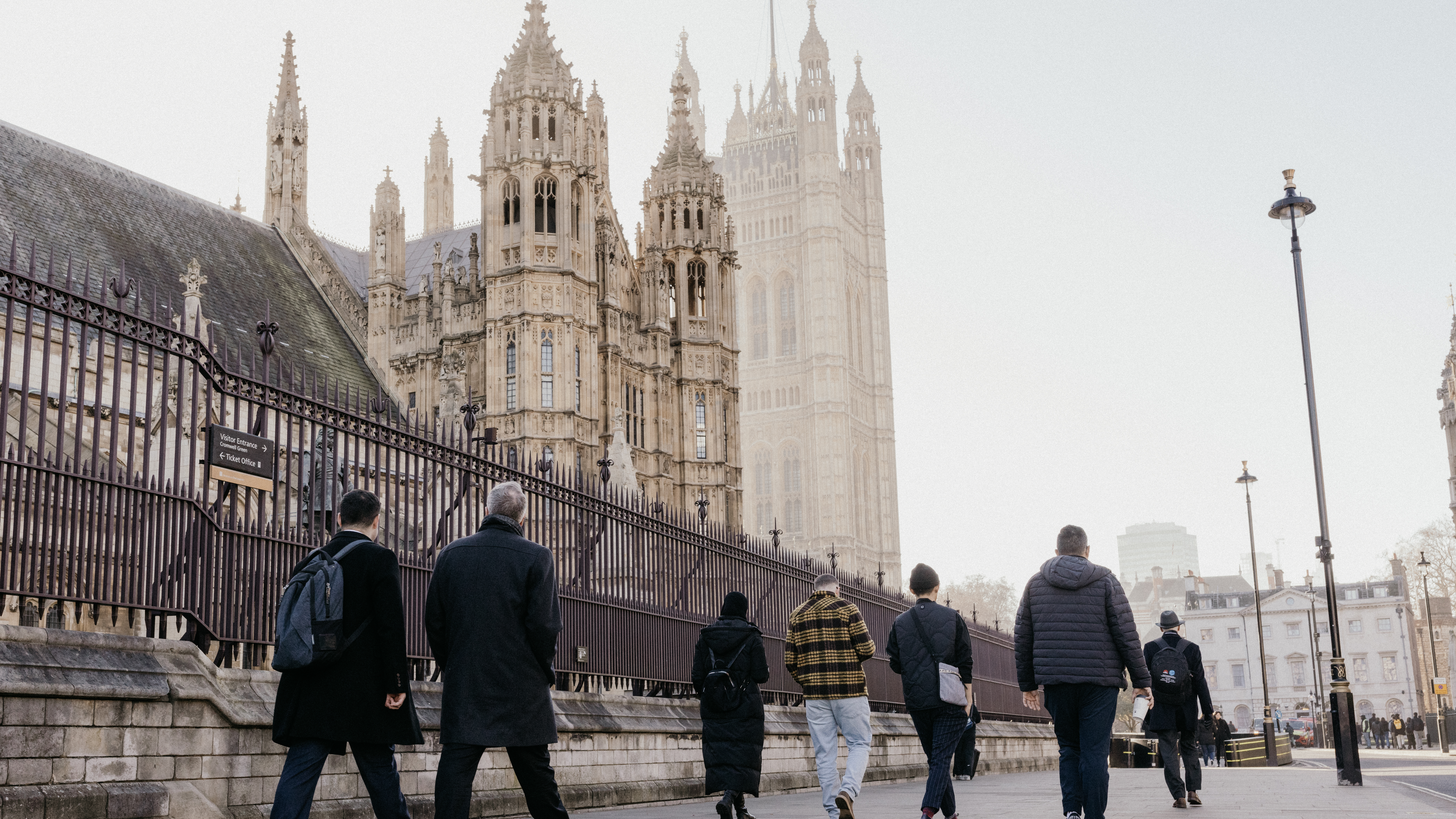 London pilgrimage scene