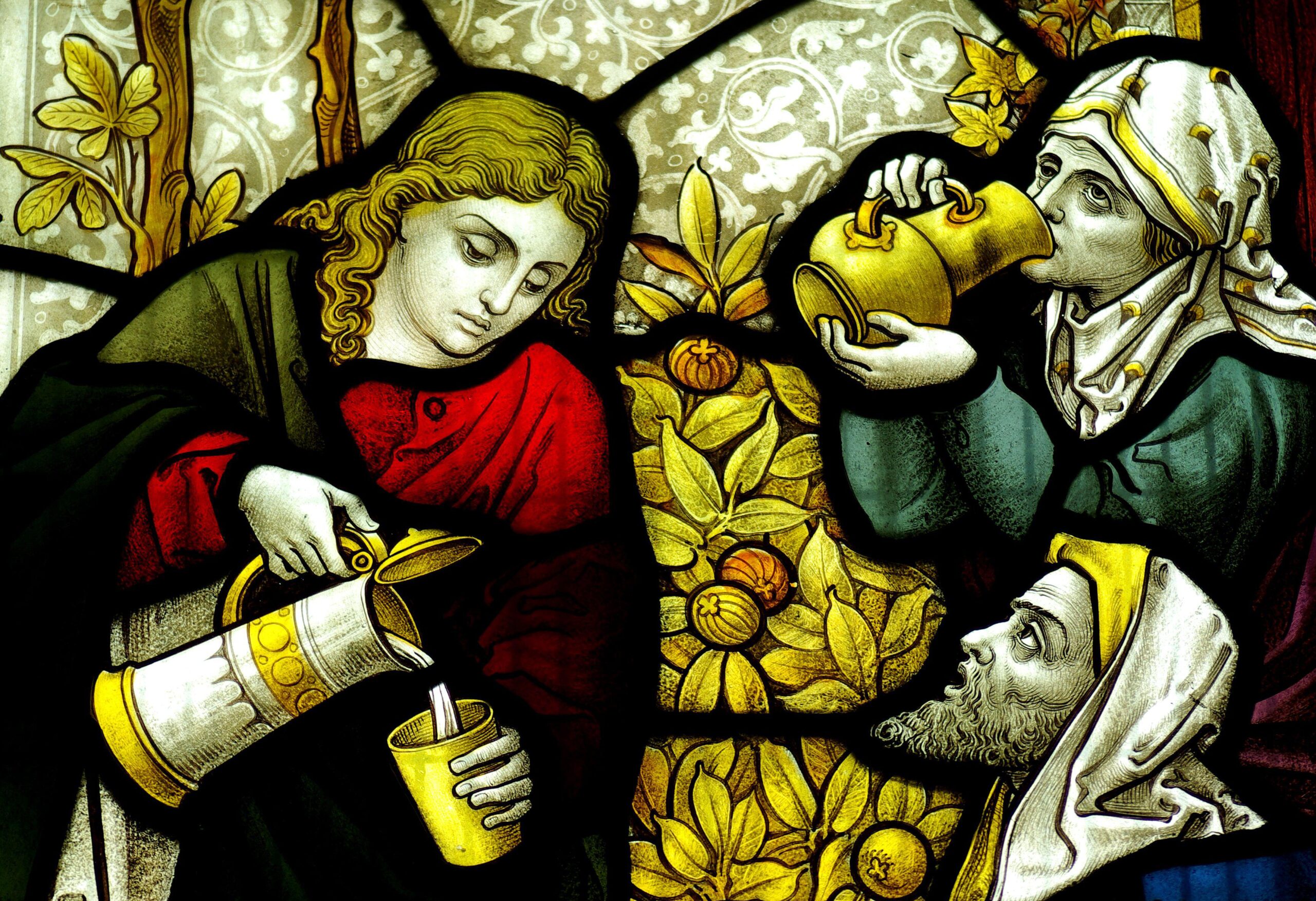 Person serving another person water