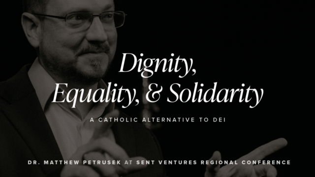 Petrusek on dignity, equality, and solidarity.