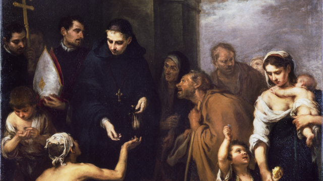 The Charity of St. Thomas painting