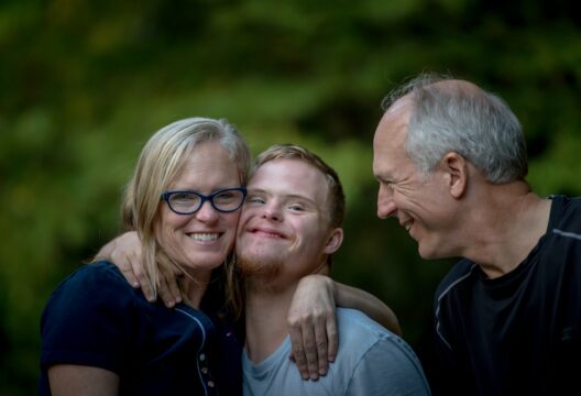 family with son with Down syndrome