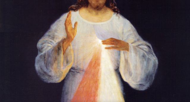 Divine Mercy image of Christ