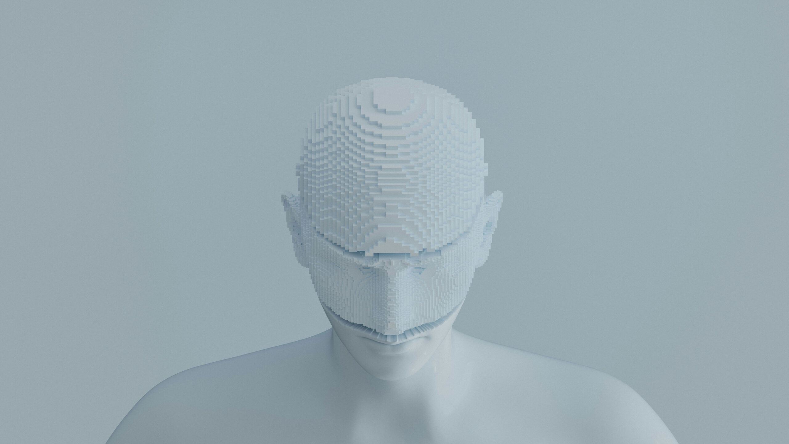 digitized image of a man