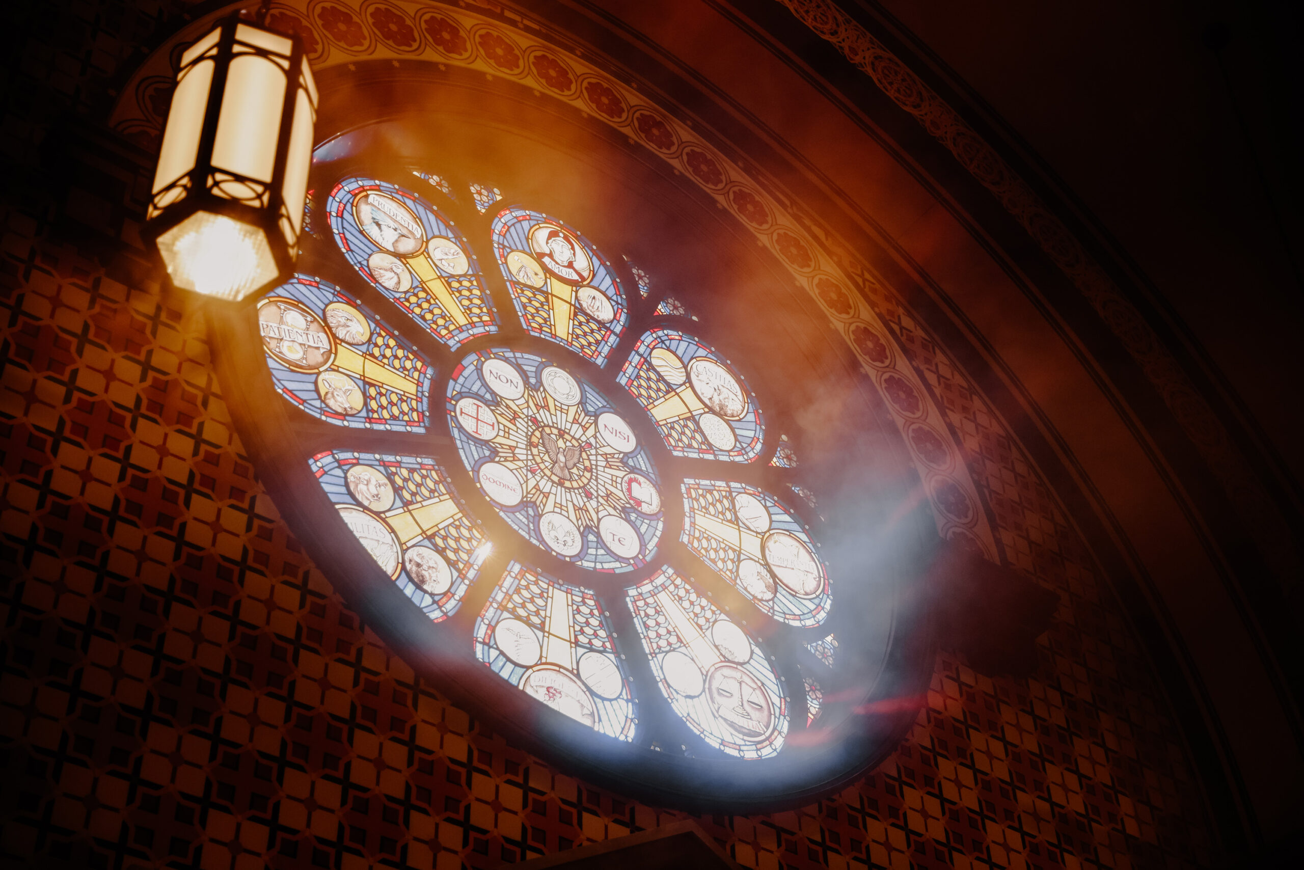 The Chancery chapel's rose window