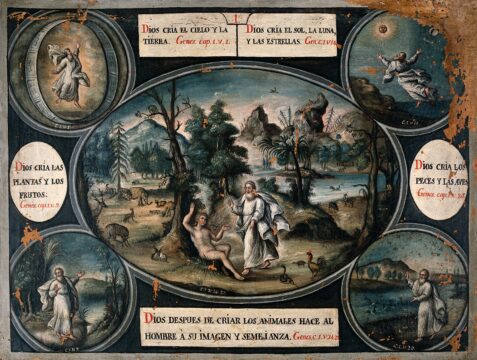 Episodes from the book of Genesis painting