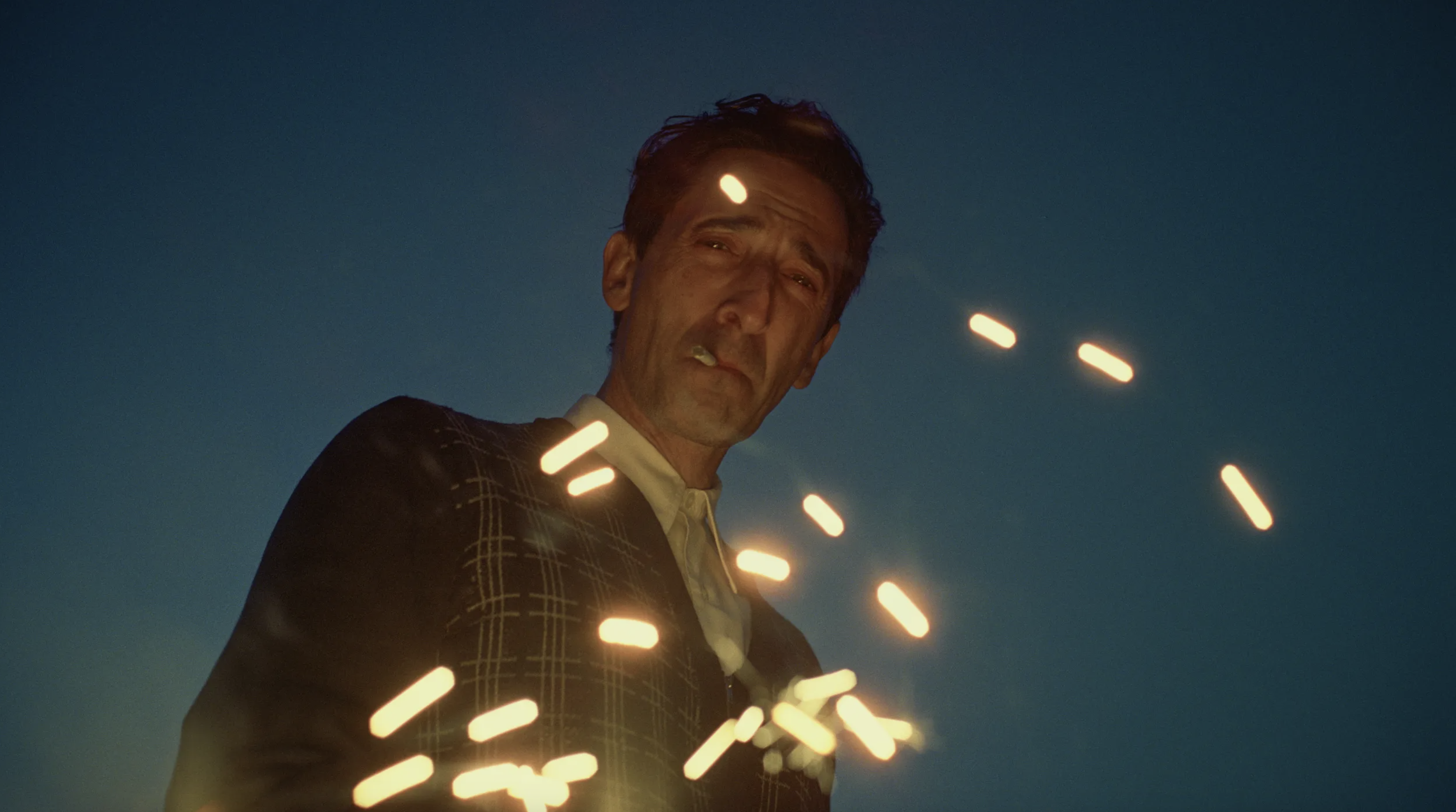 Adrien Brody in The Brutalist