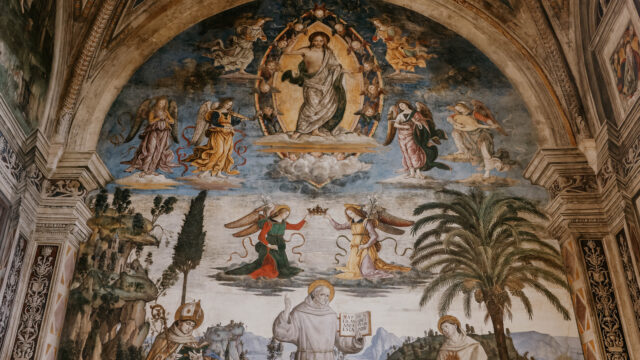 painting in a church