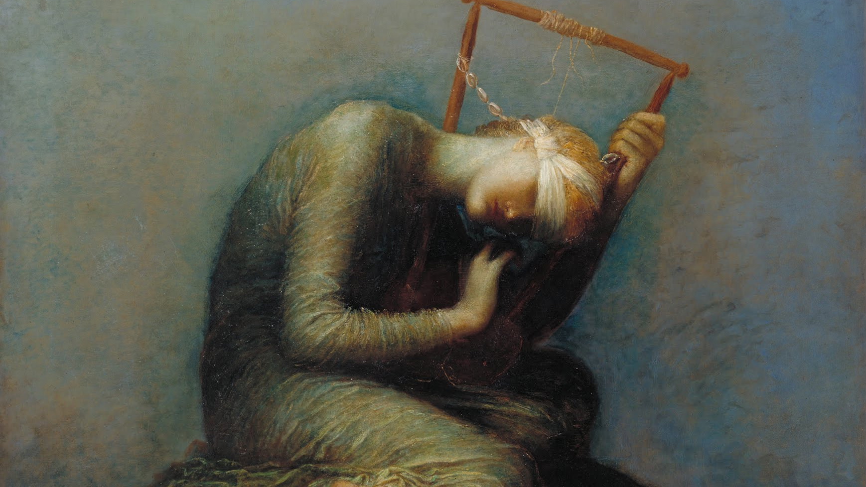 Painting of woman representing hope