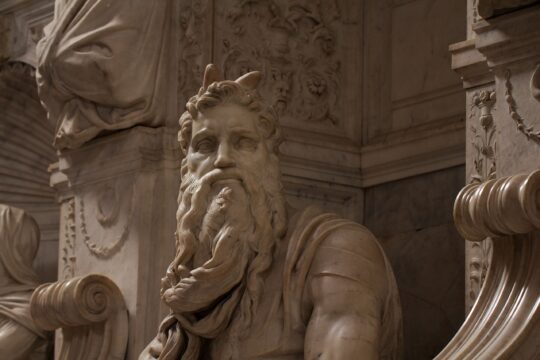 Michelangelo's horned Moses