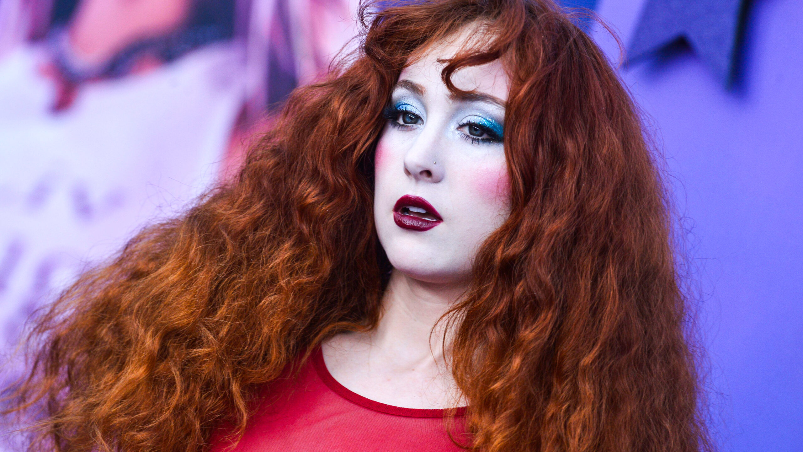 Chappell Roan in full makeup
