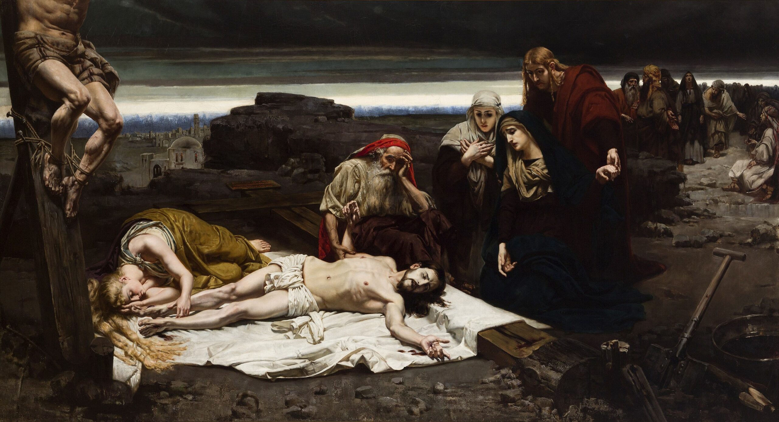 Descent from the Cross by Józef Unierzyski