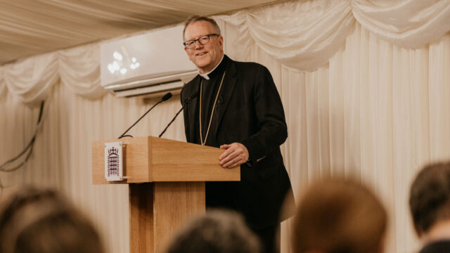 Bishop Barron speaks to Parliament