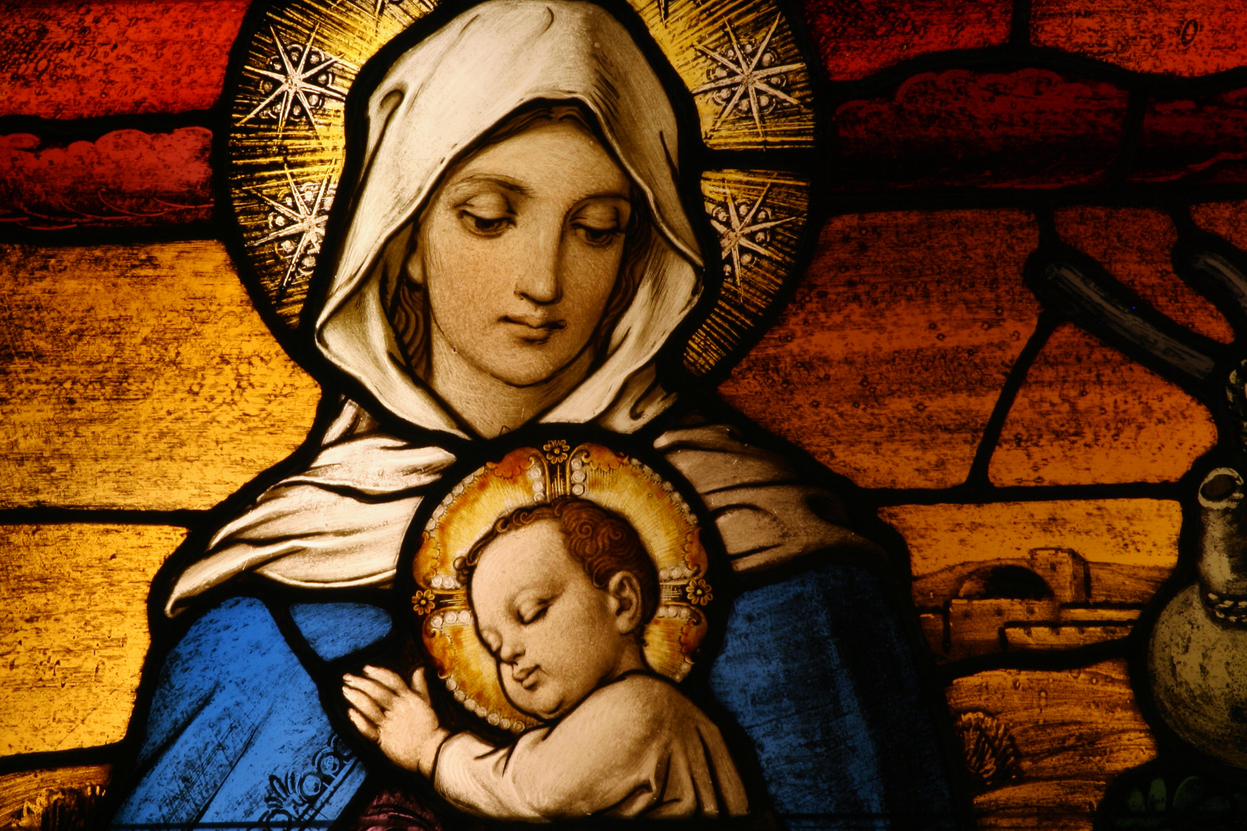 Virgin Mary with baby Jesus