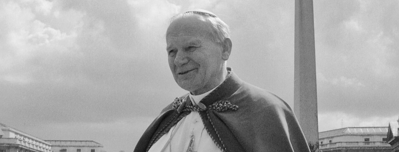 John Paul II smiling