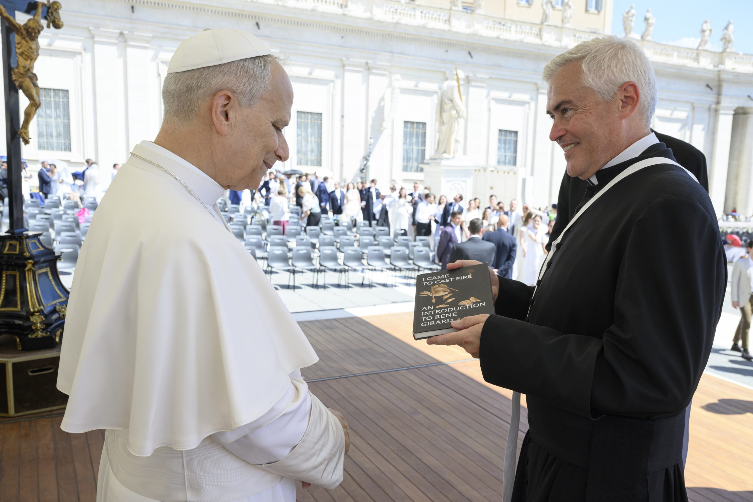 Pope Leo and Fr. Carr