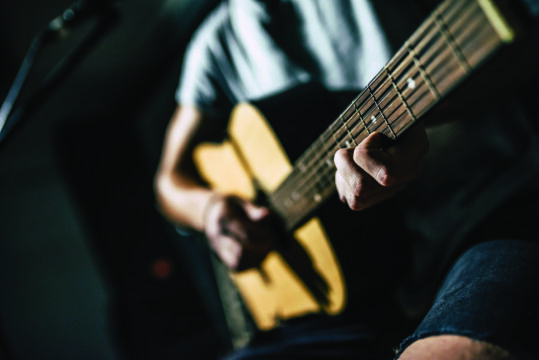 Man playing guitar