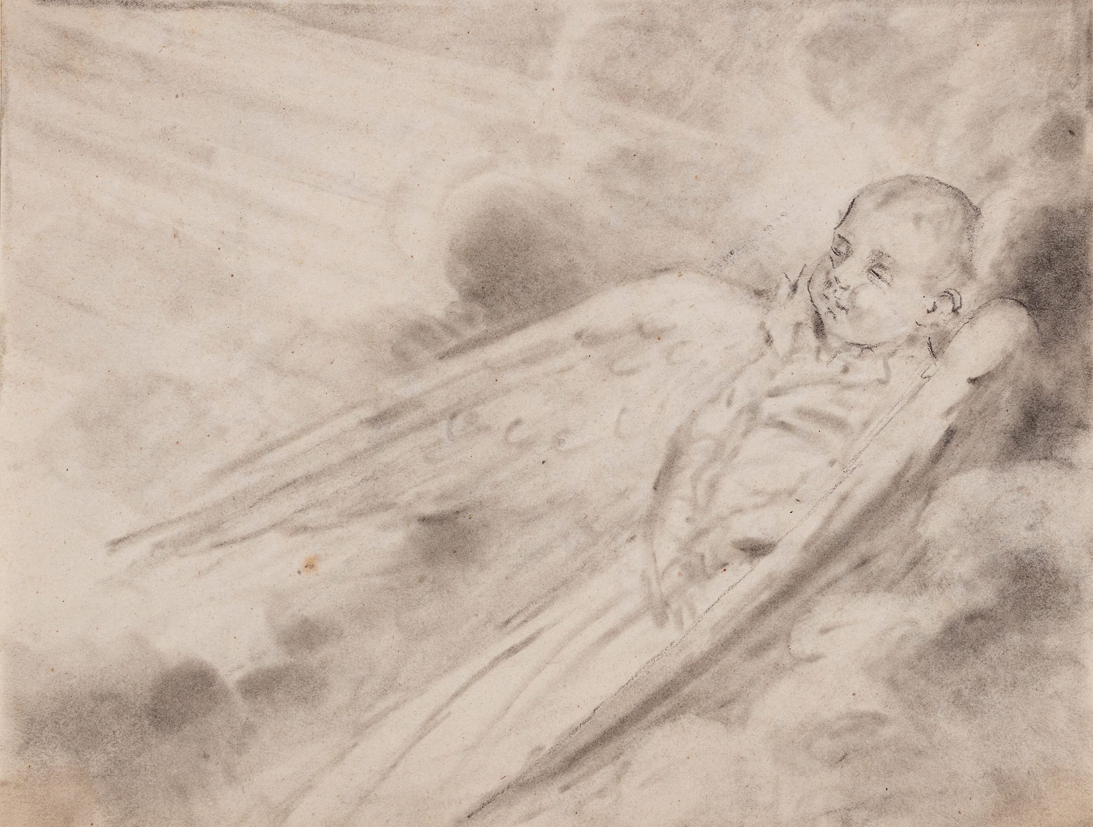 drawing of angel baby