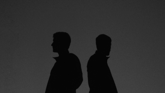 shadow images on black background