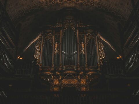 dark inside of building