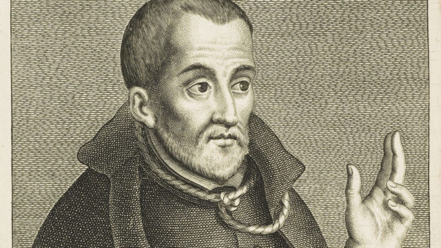 man holding finger up