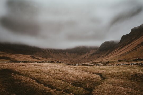 cloudy valley