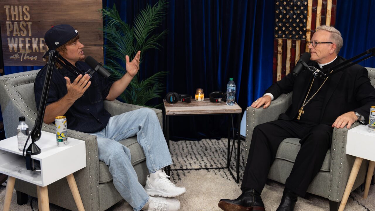 Theo Von and Bishop Barron